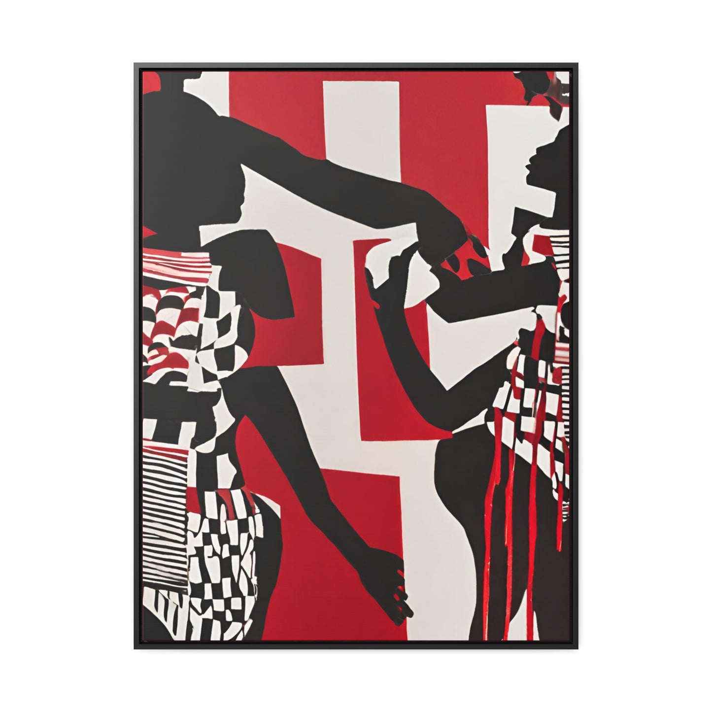 Kitoko African Art Framed Canvas Wrap