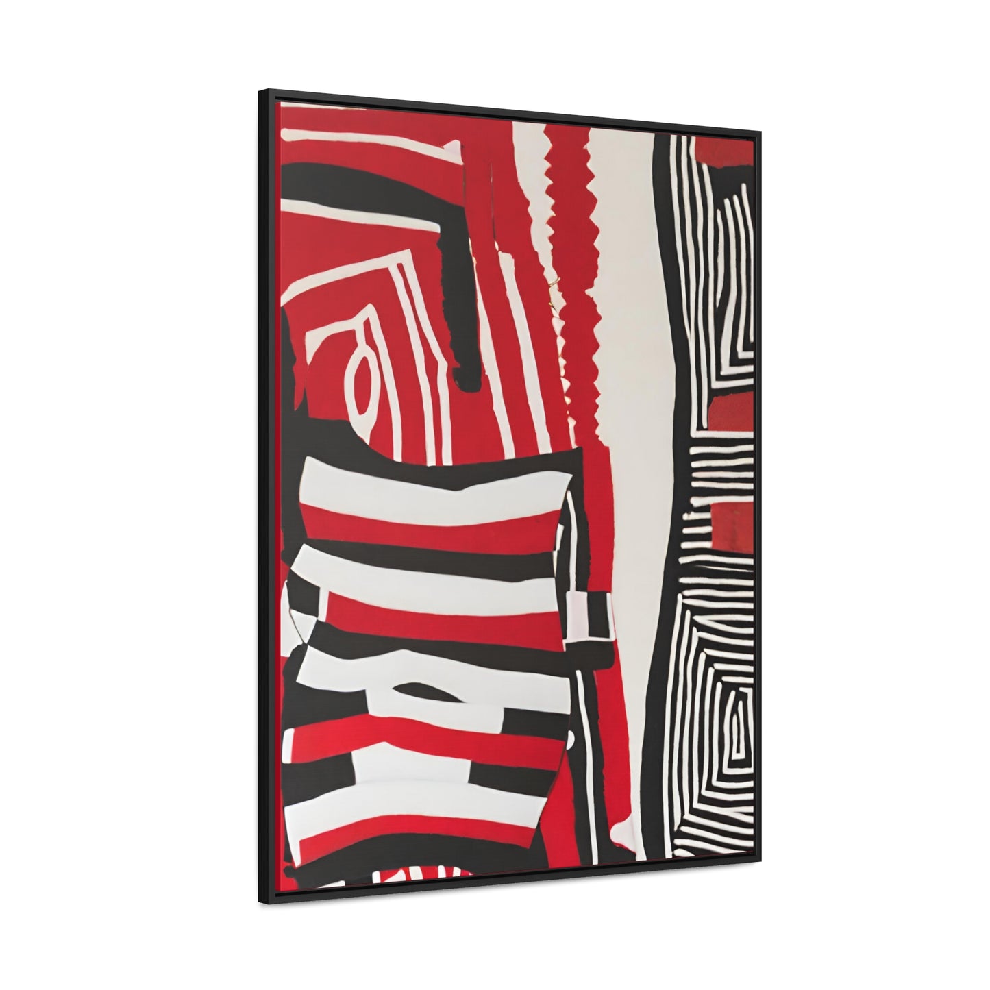 Hasana African Art Framed Canvas Wrap