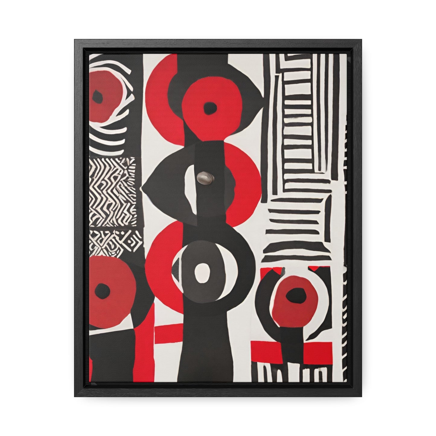 Rehema African Art Framed Canvas Wrap