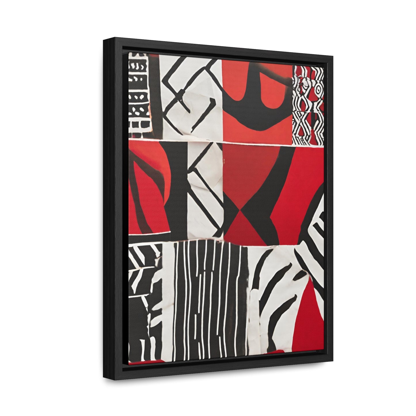 Kianga African Art Framed Canvas Wrap