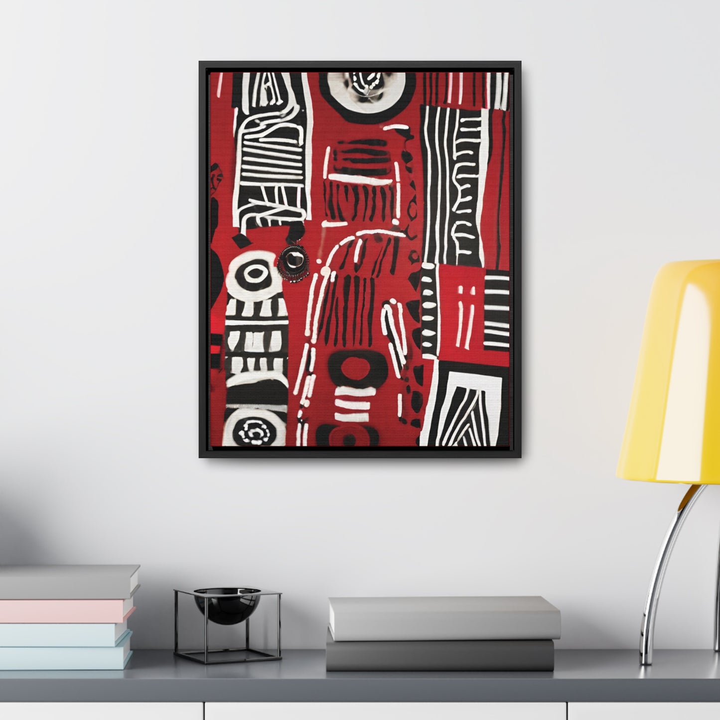 Nontle African Art Framed Canvas Wrap