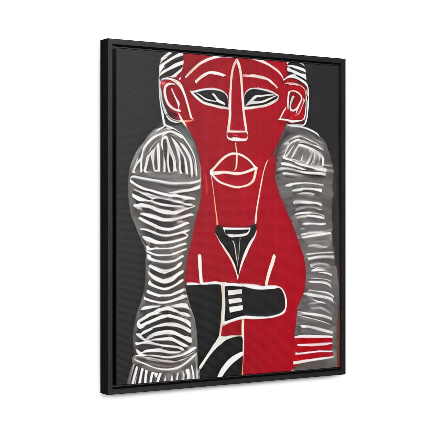 Firyali African Art Framed Canvas Wrap