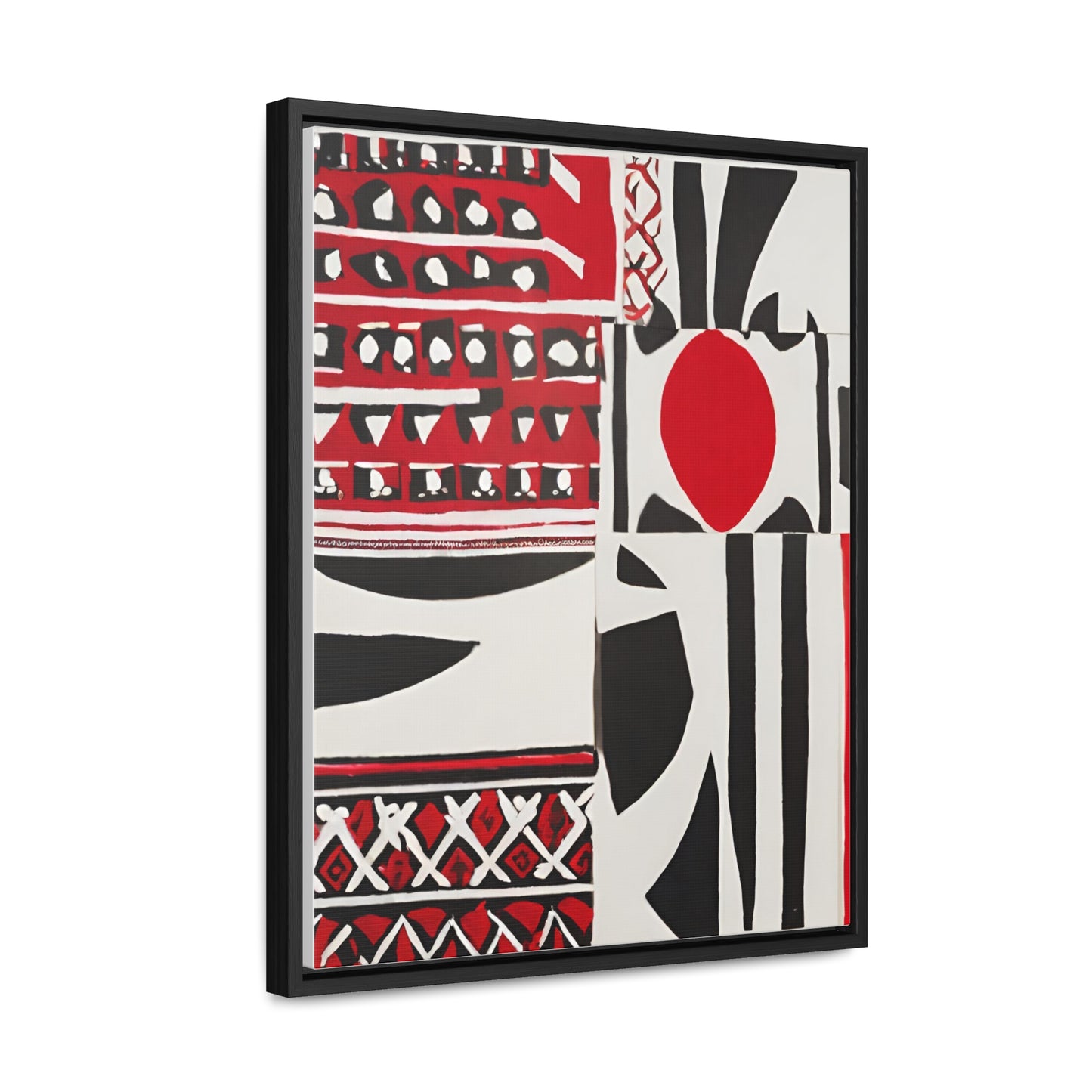 Amurta African Art Framed Canvas Wrap