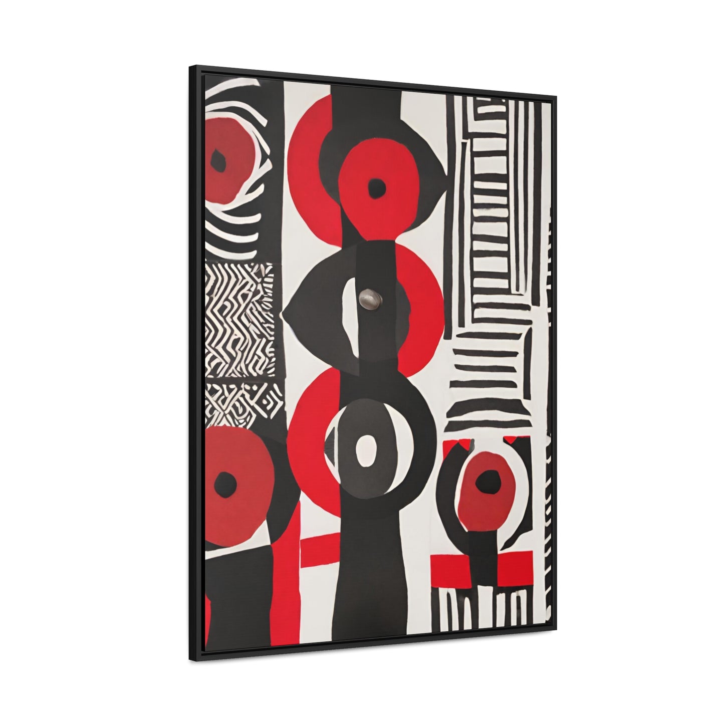 Rehema African Art Framed Canvas Wrap