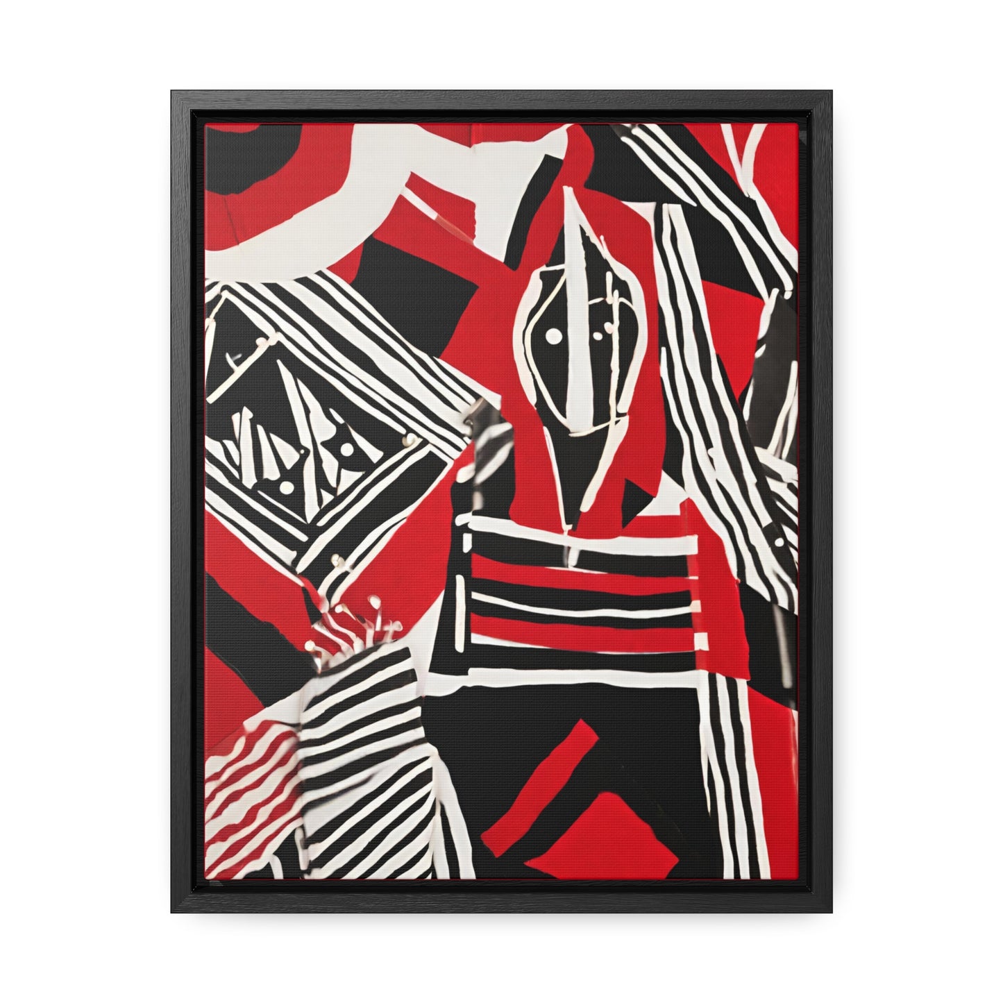 Shani African Art Framed Canvas Wrap