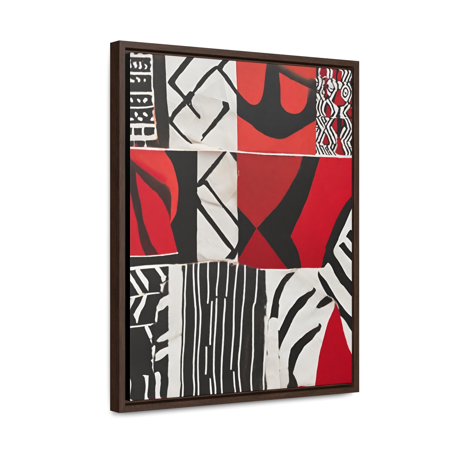 Kianga African Art Framed Canvas Wrap