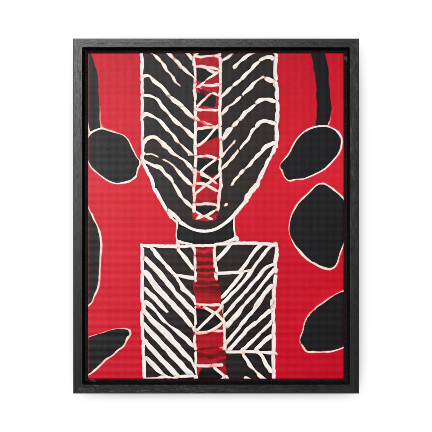Azana African Art Framed Canvas Wrap