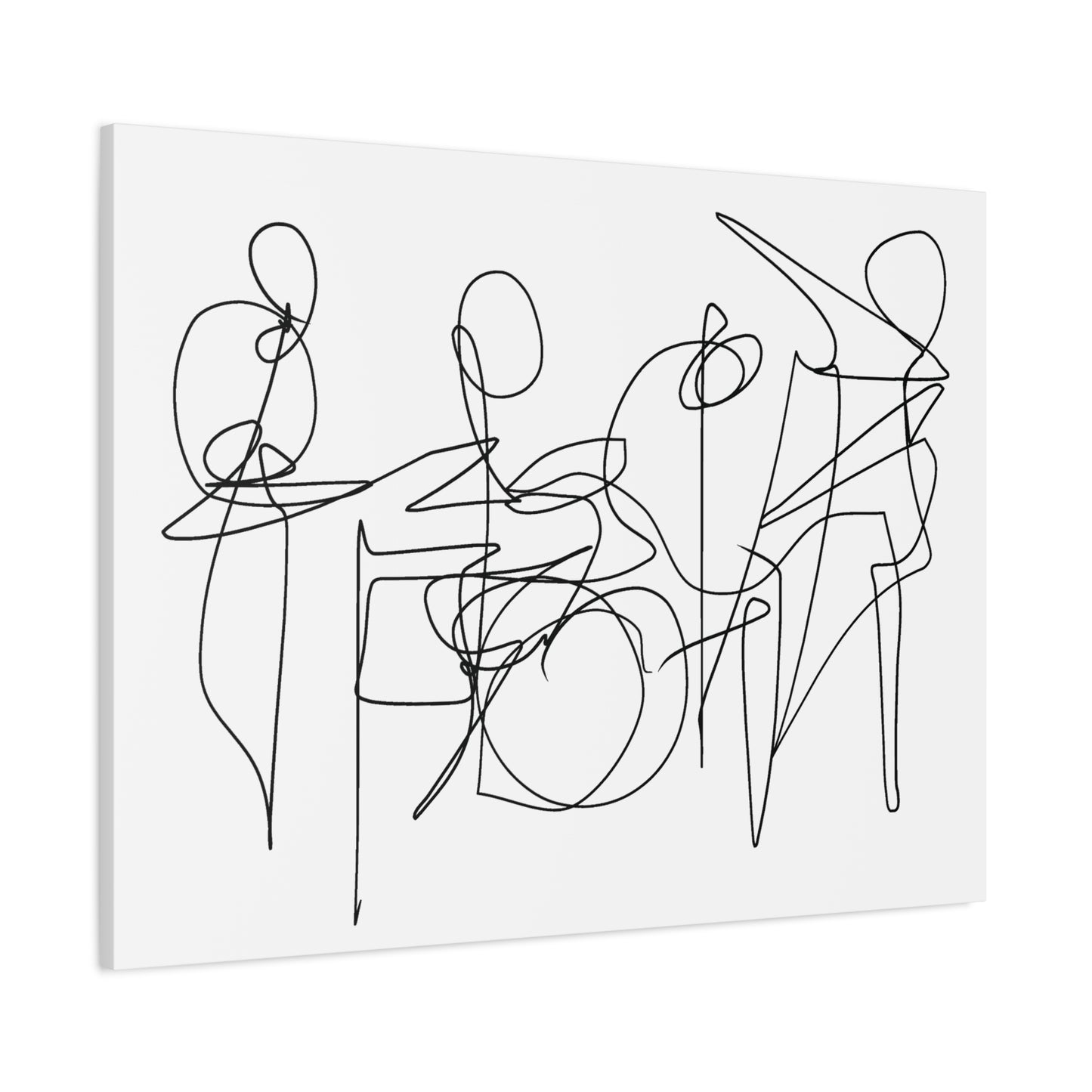 The Big Band Matte Canvas Print 1.25"