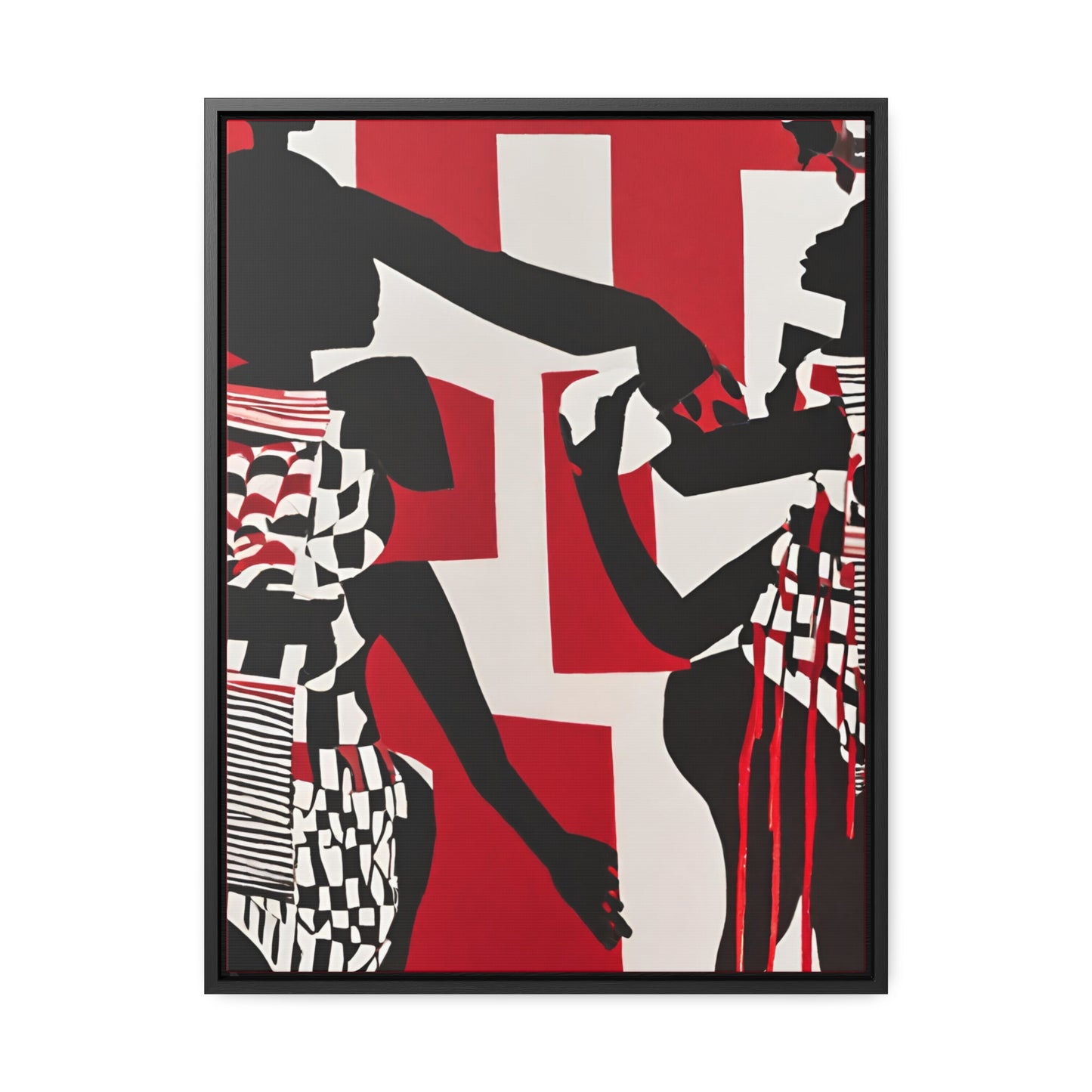 Kitoko African Art Framed Canvas Wrap