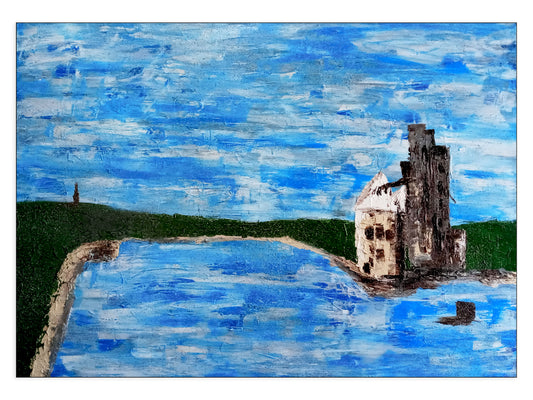 Lockport Bridge Acrylic Painting on Canvas 48"x36"