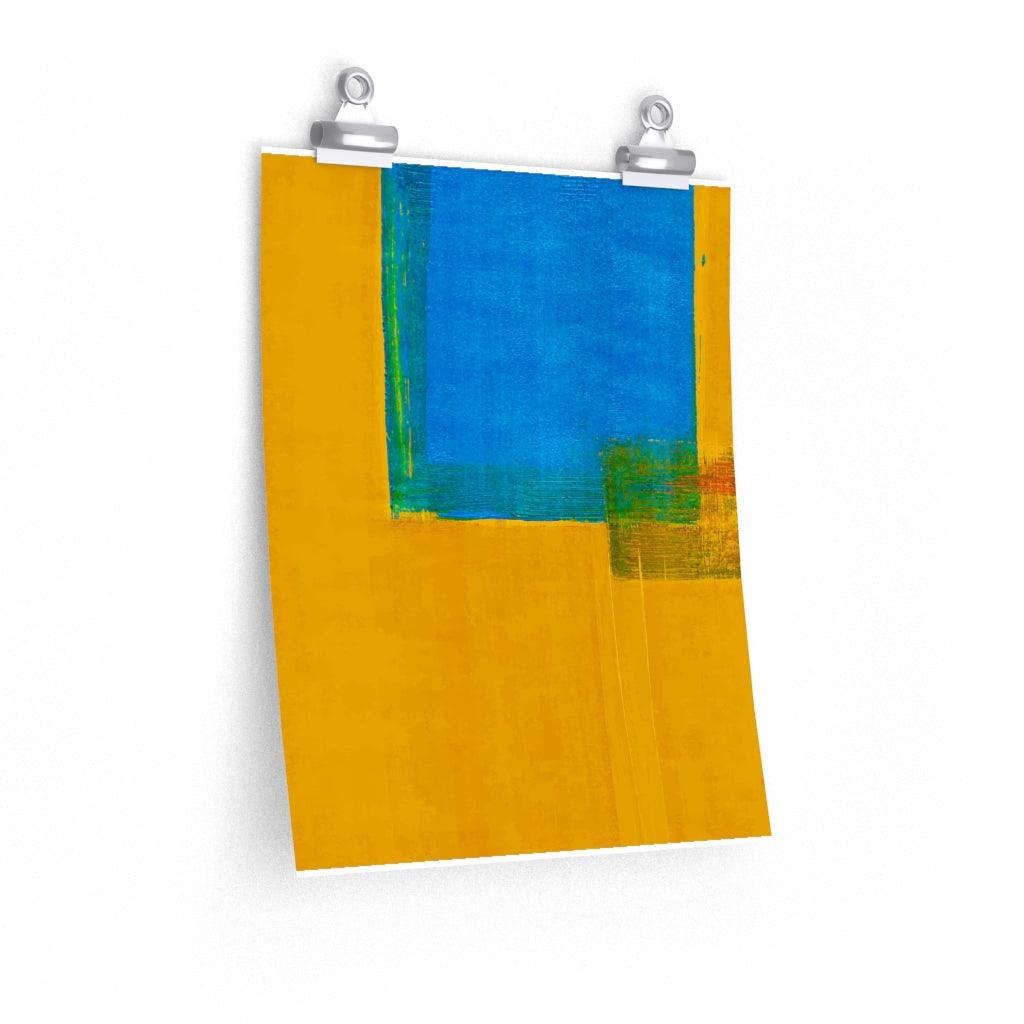 Yellow Out Loud Premium Matte Art Poster - Anirbas Art