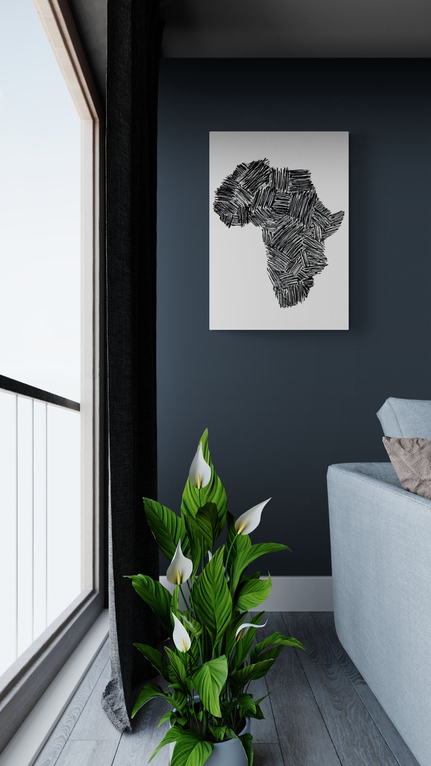 She's a Lady Africa Canvas Print