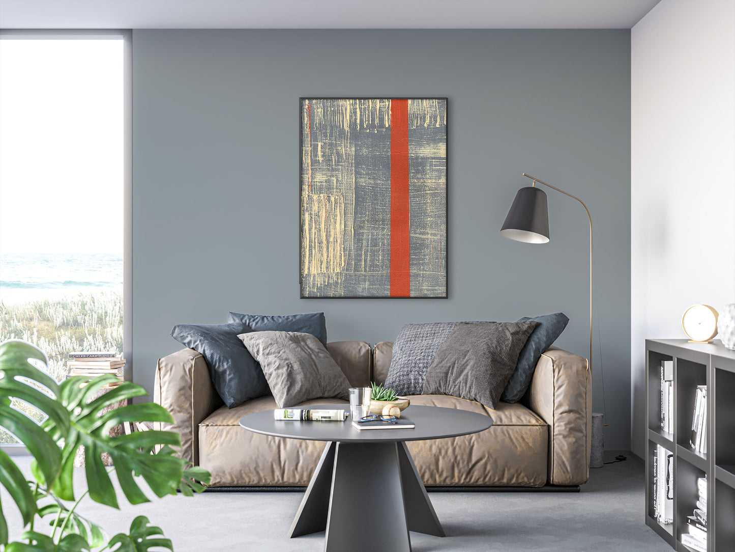 Follow the Orange Brick Road Premium Matte Art Poster